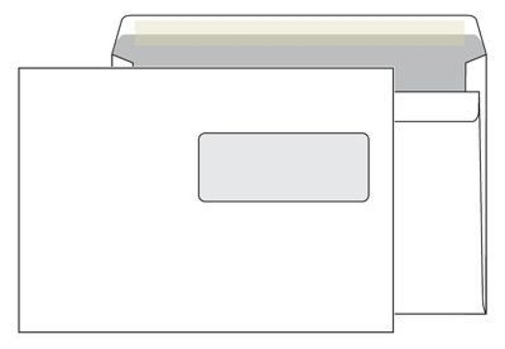 Obálka C5 samolepicí s okénkem vpravo nahoře