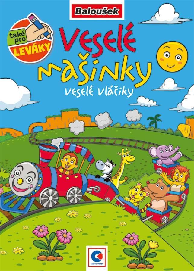 Baloušek Tisk omalovánky A5 - Veselé mašinky