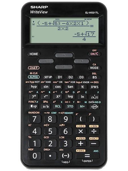 Sharp kalkulačka EL-W531TL školní / 16 míst černá