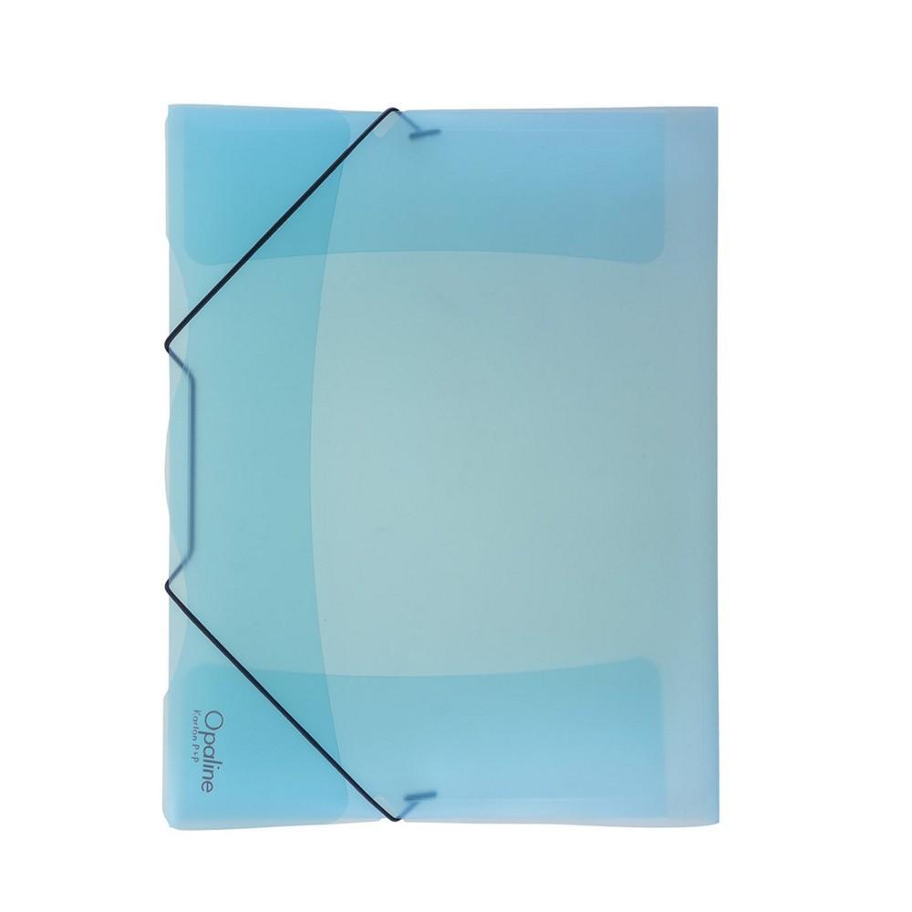 KARTON P+P desky s gumičkou PP ICE A4 světle modré
