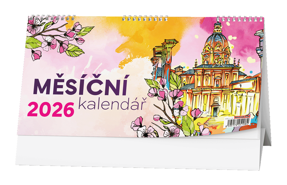 Baloušek Tisk kalendář stolní žánr. měs. ( měsíční kalendárium )