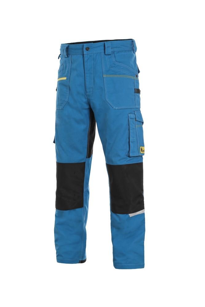 Kalhoty STRETCH, pánské, středně modro-černé 