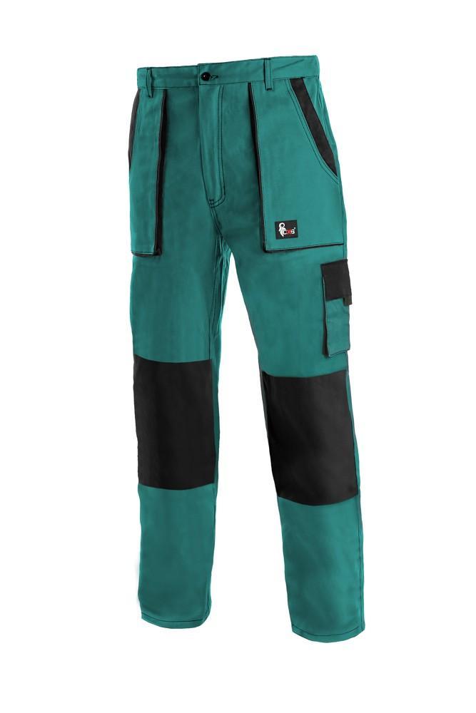 Kalhoty LUXY JOSEF, pánské, prodloužené, zeleno-černé 