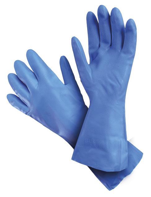 CXS rukavice ULTRAFOOD 495 , nitril, kyselinovzdorné, modré 