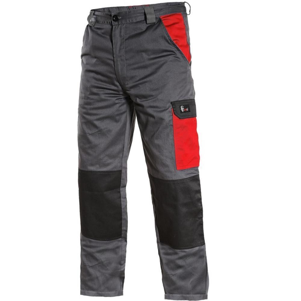 Kalhoty PHOENIX CEFEUS, pánské, šedo-červené 