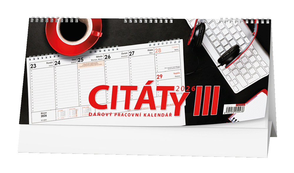 Baloušek Tisk kalendář stolní pracovní Citáty III.