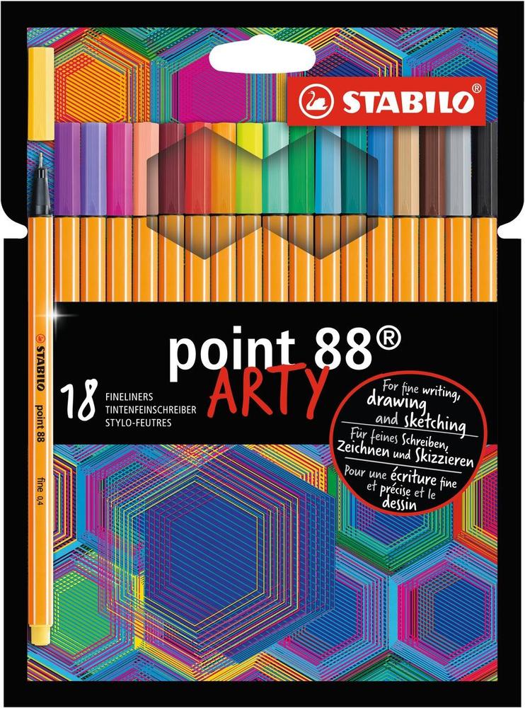 STABILO popisovač Point 88 ARTY 18 barev