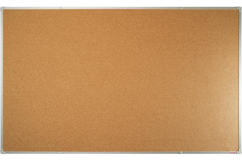boardOK korková nástěnka se stříbrným rámem 200x120 cm