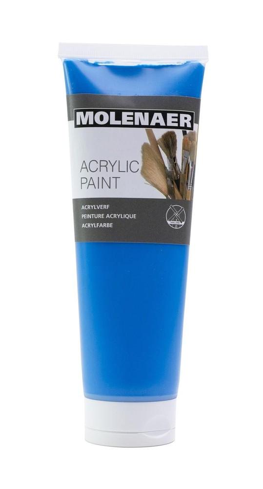 Barva akrylová Molenaer 250 ml modrá