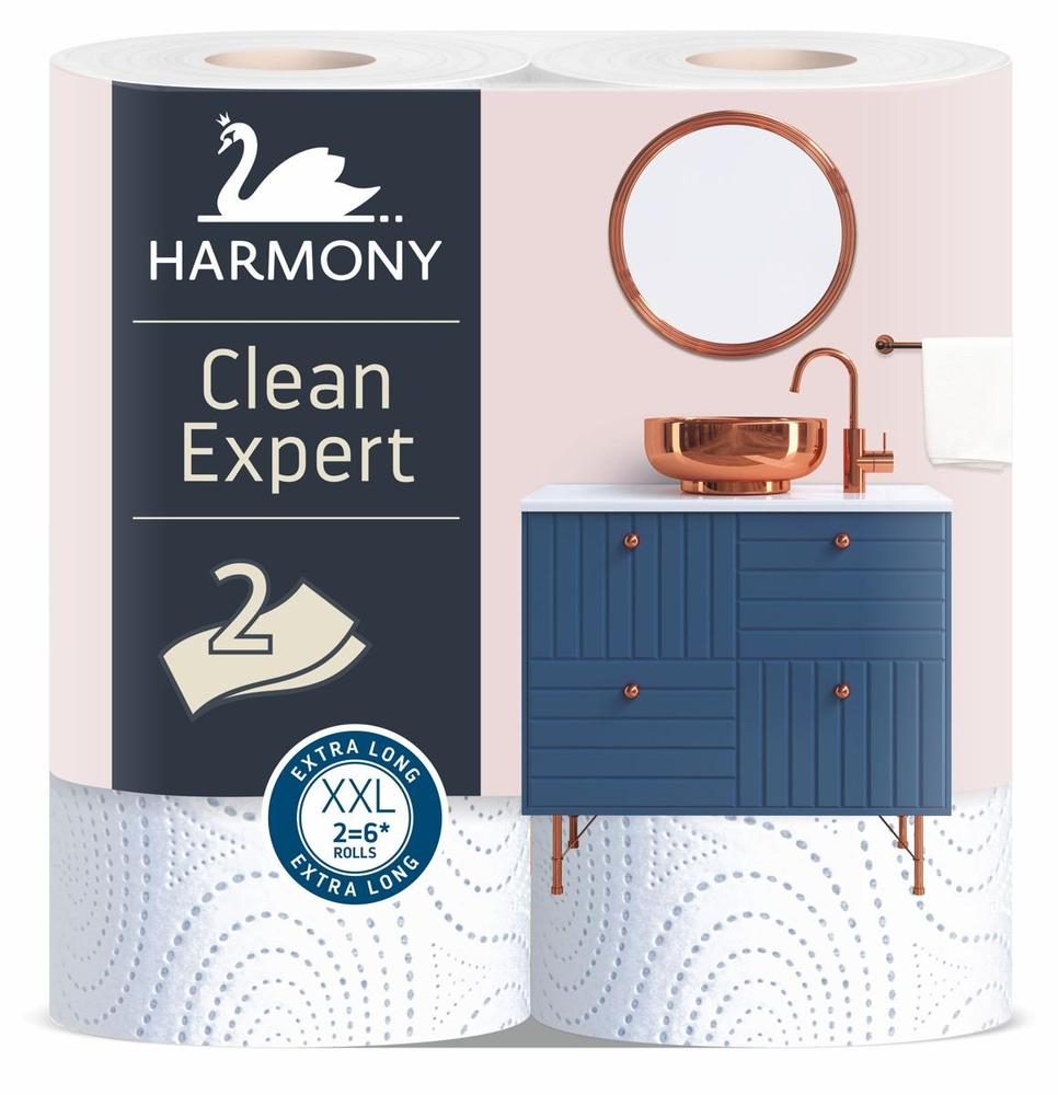 Harmony papírová utěrka v roli Clean Expert 2-vrstvý, 2 x 35 m / 2 ks