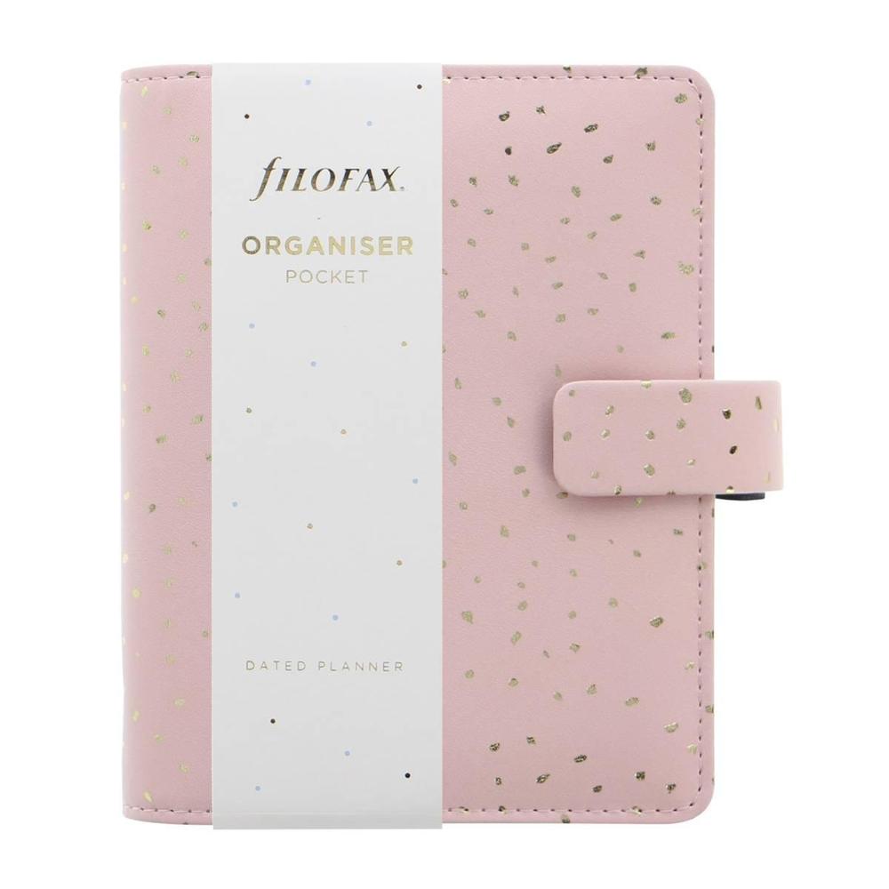 Filofax diář Confetti kapesní, Rose Quartz