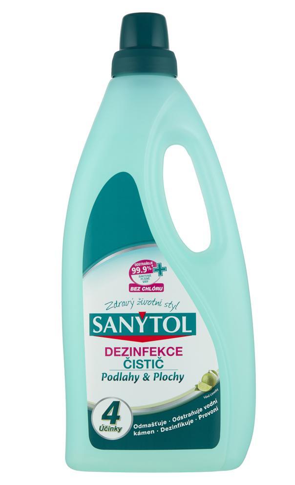 Sanytol univerzální dezinfekční čistič na podlahy, 4 účinky 1l