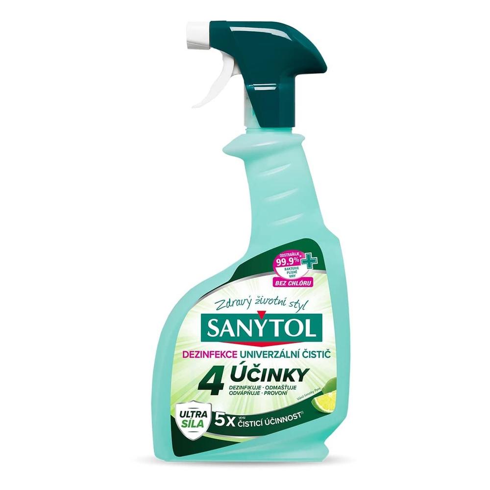 Sanytol univerzální dezinfekční čistič 4 účinky,sprej 500 ml