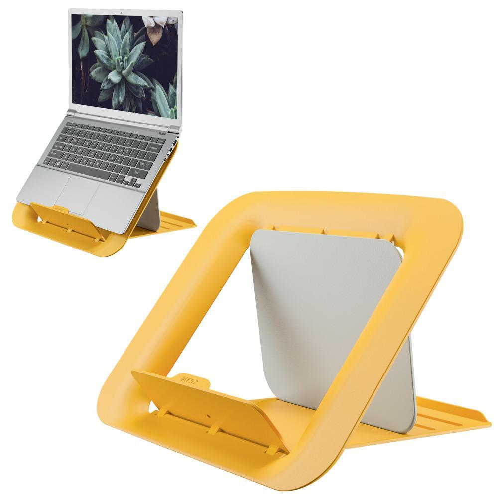 Leitz nastavitelný stojan pod notebook ERGO Cosy teplá žlutá