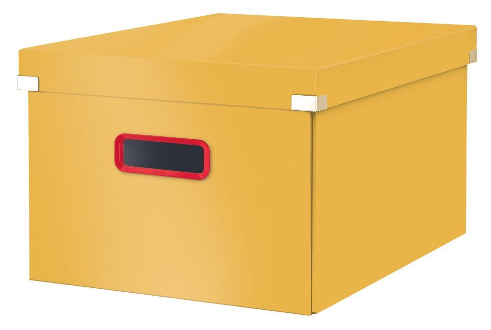 Leitz univerzální krabice Click&Store COSY, velikost M (A4) teplá žlutá