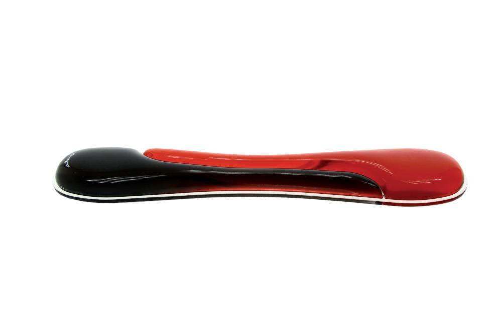 Kensington gelová opěrka zápěstí Duo Gel červeno-černá
