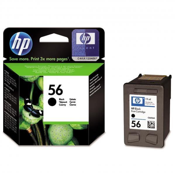 Inkoustové kazety HP C6656AE,450,5652 No.56 černá 19 ml