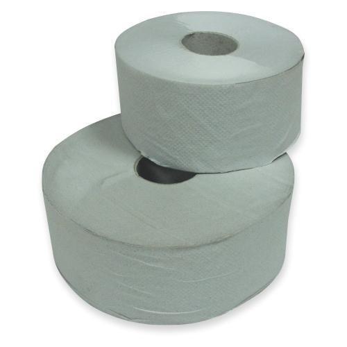 Papír toaletní JUMBO Ø 190 mm, 1-vrstvý, recyklovaný, šedý/ 6 ks