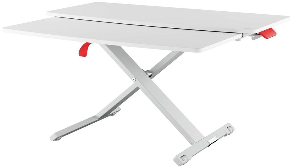 Leitz konvertor stolu Ergo Cosy pro práci ve stoje s výsuvnou deskou šedý