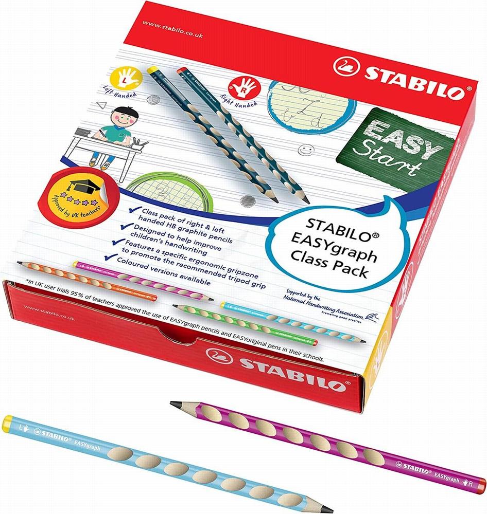 STABILO tužka grafitová EASYgraph silná sada 48 ks školní box
