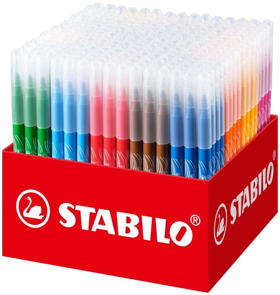 STABILO vláknový fix power balení - 20 různých barev
