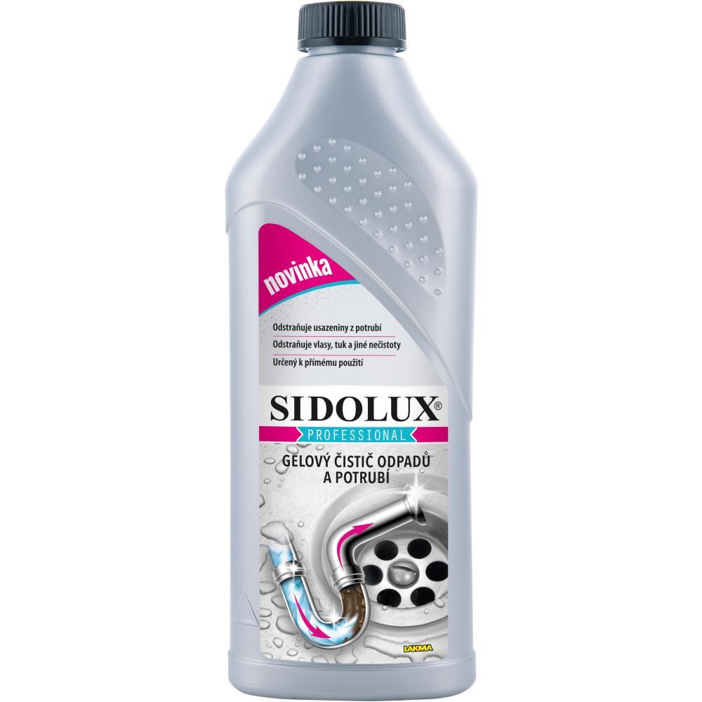 Sidolux Professional gelový čistič odpadů a potrubí 1 l