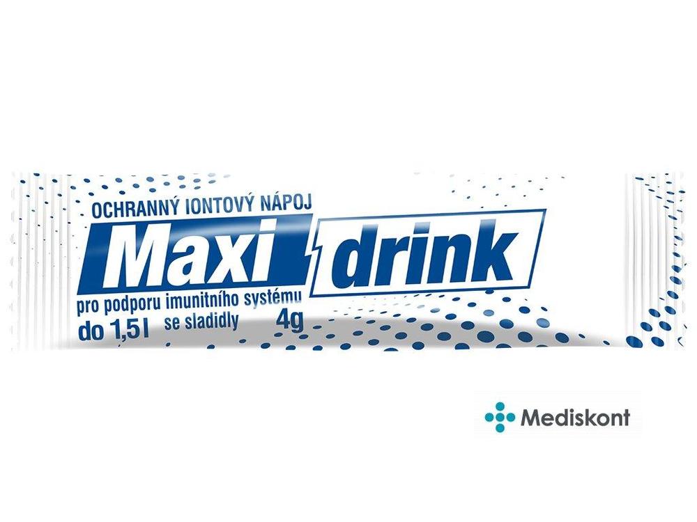 Ochranný iontový nápoj Maxi Drink 4g , mix příchutí, bal. 20 ks
