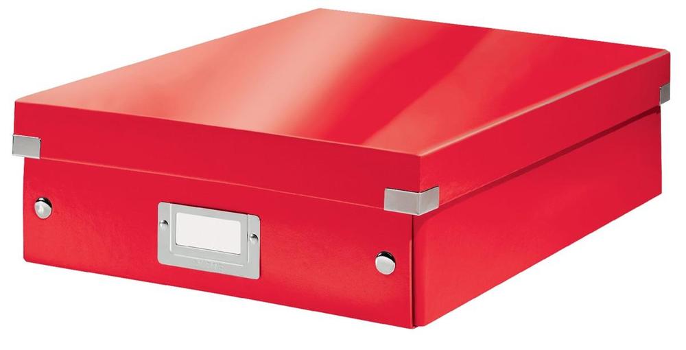 Leitz krabice CLICK & STORE WOW střední organizační, červená