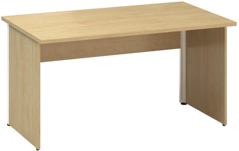 Kancelářský psací stůl ALFA 100 1400 x 800 mm, divoká hruška