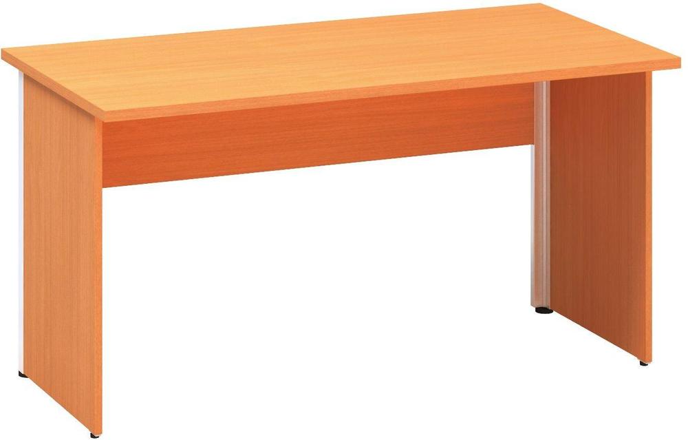 Kancelářský psací stůl ALFA 100 1400 x 700 mm, buk bavaria