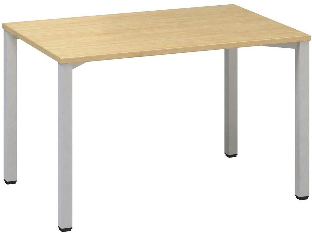 Kancelářský psací stůl ALFA 200 1200 x 800 mm, divoká hruška / šedá
