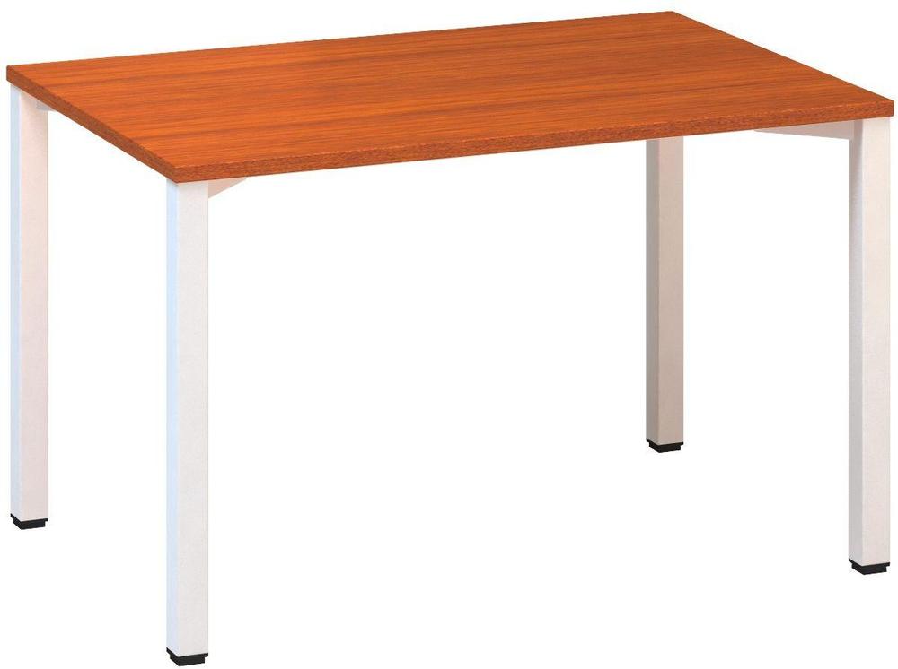 Kancelářský psací stůl ALFA 200 1200 x 800 mm, třešeň / bílá