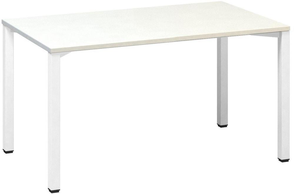 Kancelářský psací stůl ALFA 200 1400 x 800 mm, bílá / bílá