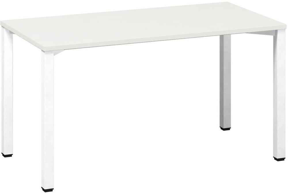 Kancelářský psací stůl ALFA 200 1400 x 700 mm, bílá / bílá