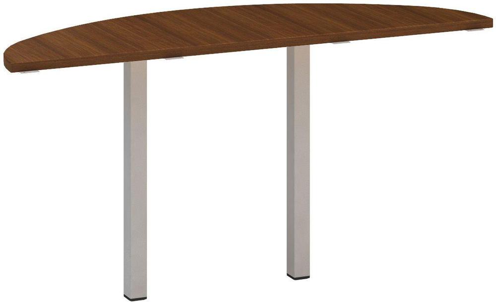 Přídavný stůl ALFA 200 přísed, 1425 mm, ořech / šedá