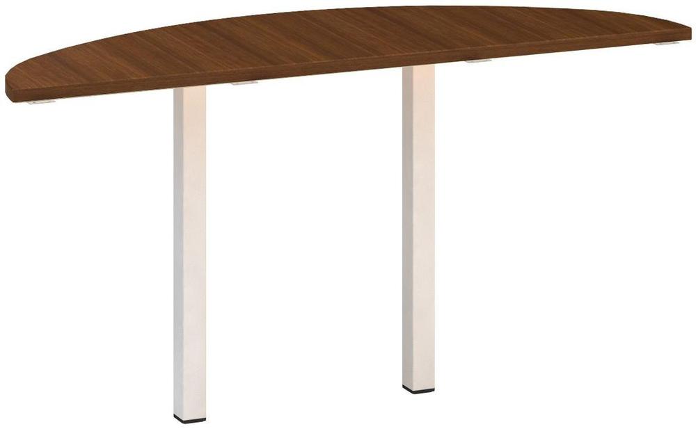Přídavný stůl ALFA 200 přísed, 1425 mm, ořech / bílá