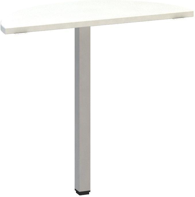 Přídavný stůl ALFA 200 přísed, 800 mm, bílá / šedá
