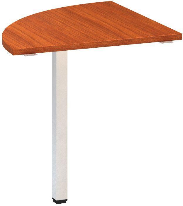 Přídavný stůl ALFA 200 přísed, čtvrtkruh, 700 mm, třešeň / bílá