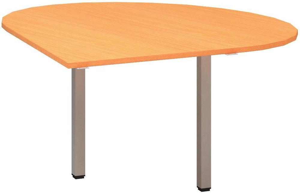 Přídavný stůl ALFA 200 přísed, levý, 1200 mm, buk bavaria / šedá