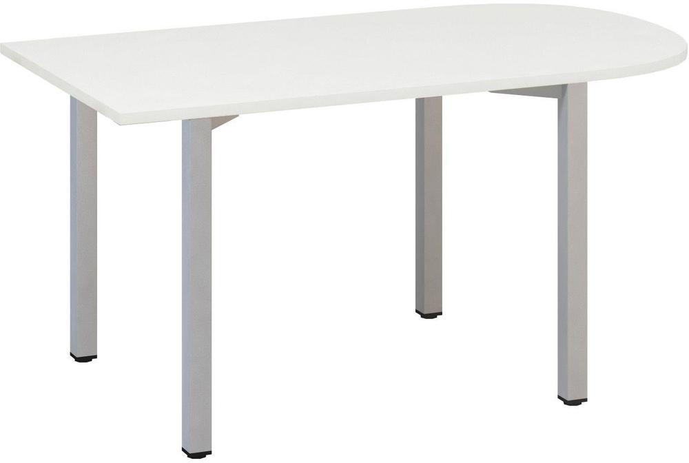 Přídavný stůl ALFA 200 konferenční, 1500 mm, bílá / šedá
