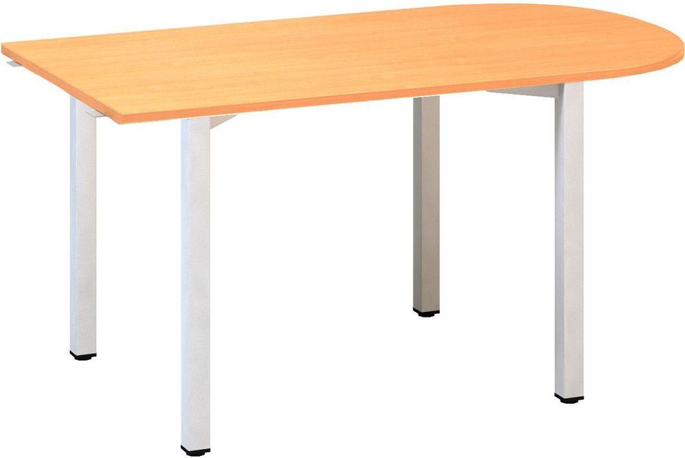 Přídavný stůl ALFA 200 konferenční, 1500 mm, buk bavaria / bílá