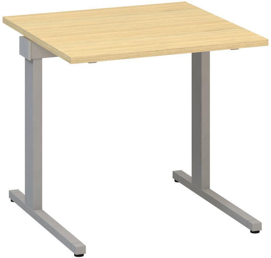 Kancelářský psací stůl ALFA 305 800 mm, dub vicenza / šedá
