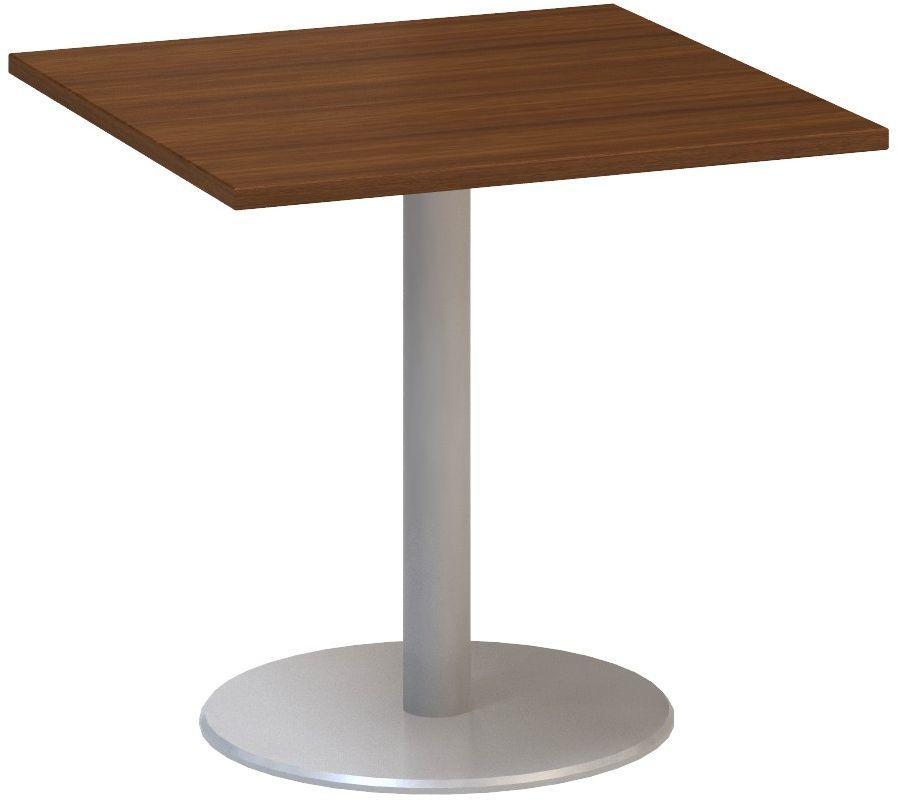 Jednací stůl ALFA 400 konferenční, 800 mm, ořech / šedá