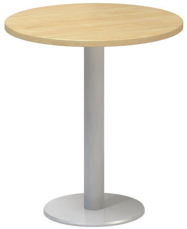 Jednací stůl ALFA 400 konferenční, kruh, 700 mm, divoká hruška / šedá