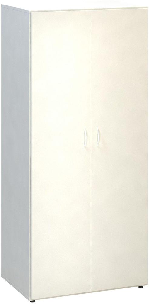 Šatní skříň ALFA 500 šatní tyč / police, bílá