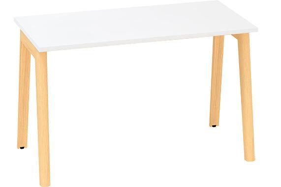 Kancelářský psací stůl ALFA ROOT 1200 x 800 mm, bílá