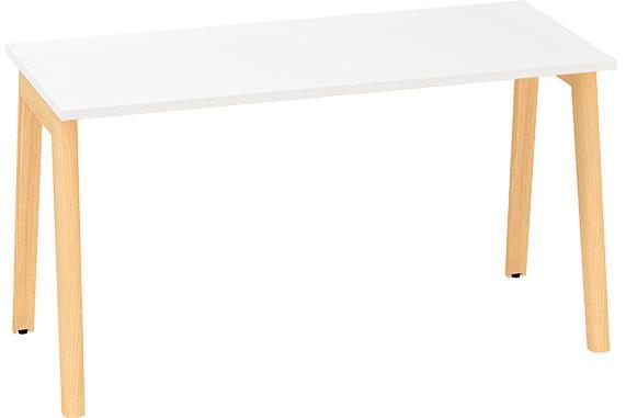 Kancelářský psací stůl ALFA ROOT 1400 x 800 mm, bílá