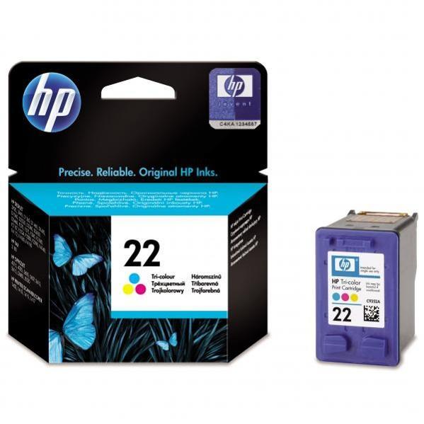 Inkoustové kazety HP PSC 1410, No.22 color