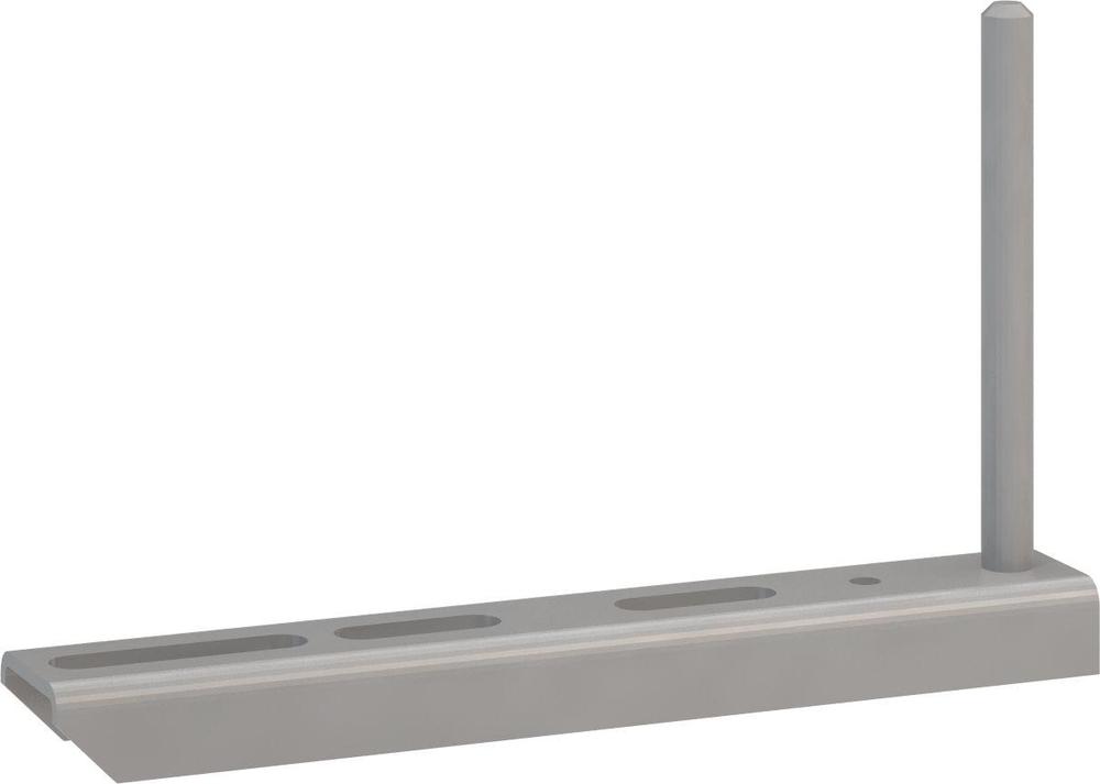 Držák paravánu ALFA 625 pro samostatný stůl, šedá