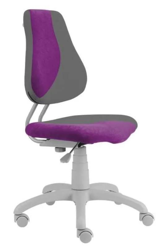 Alba dětská rostoucí židle FUXO - S-line, fialová / šedá